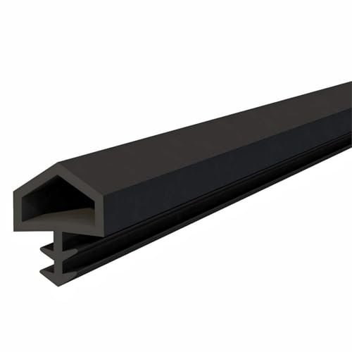 15M Fensterdichtung 4mm Türdichtung Gummi Dichtungsband Zugluftstopper für Türen, Türdichtungsstreifen Kann Zugeschnitten Werden,Wirksamer Windschutz/Schallschutz/Wärme/Kälte/Insekten (weiß)