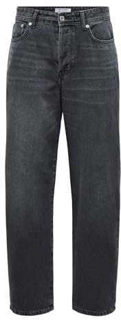 Only & Sons Loose-fit Jeans ONSFADE High Waist Loose Fit Jeans Washed Black 34 34 Washed Black