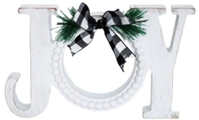 Christmas Layered Tray Decoration Holiday Wood Ornament Party Supply Sign Decor For Christmas Tabletop Display Tiered Tray Decor