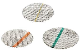 Bosch 2608621718 18 piece set. Abrasive Set (for Wood and Paint, Diameter 40 mm, Grain K80/K180/K320, Accessory Orbital Sanders)