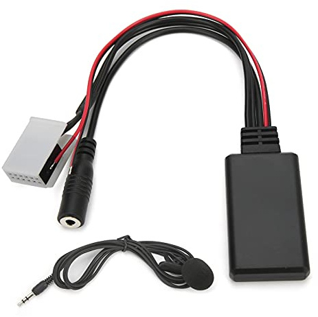 Bluetooth, 12-stifts Bilradio RD4 Bluetooth Musik AUX Telefonsamtal Handsfree MIC Adapter Tillbehör Passar Till