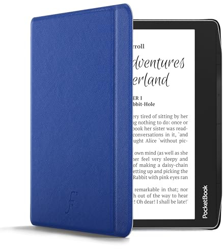 Forefront Cases Fodral för PocketBook Era och PocketBook Era Color (Färg) (utkommen 2022, 2024) - Tunn, Lätt, Skydds-Fodral mid Automatisk Sömn/Väckning funktion (Skal) - Kungsblå