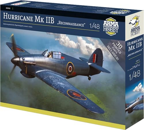 Arma hobby - hurricane mk iib reconnaissance 1/48 - arma hobby 40012