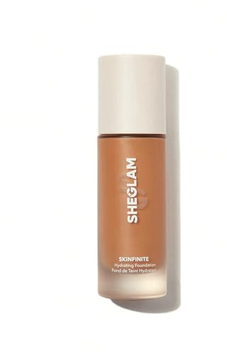 SHEGLAM Skinfinite feuchtigkeitsspendende Foundation, makellose dewy Deckkraft unsichtbare Poren leicht natürlich nicht fettig weiche flüssige Foundation-Chestnut
