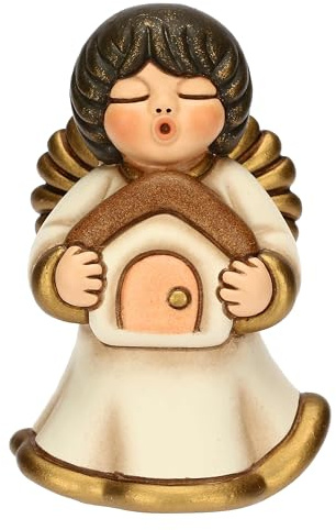 THUN - Angelo custode Gratitudine- cernamica - Collezione Angeli - 4,9 x 4,9 x 7,5 cm