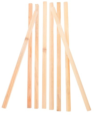Gatuida 8pezzi Legno Robusto Asta Per Appendere Tassello Per Lavori Artigianali Asta Per Arazzi Da Parete Bastoncini Di Legno Per Calligrafia e Poster Pubblicitari Facile Da Montare e Usar