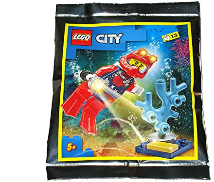LEGO City 952012 Tiefseetaucher-Minifiguren-Folienpack-Set (Beutel)
