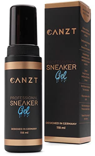 Canzt Professional Sneaker Gel - Das Premium Shoe Cleaning Gel inkl. Bürste für unterwegs | Sneaker & Schuhe effektiv und schonend reinigen