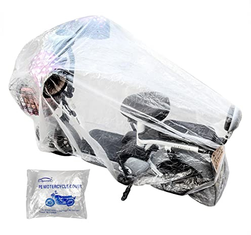 Funda impermeable para patinete - Funda transparente para scooter de movilidad que protege las motocicletas de la lluvia, el sol y el polvo | Lonas para motocicletas para todas las estaciones Vincente