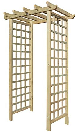 Premier Arch H:7ft (210cm) x W.4ft (120cm) Garden Walkway Archway Standard Square Plant Decorative Plant Climber Sides