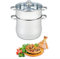 Royal Swiss Couscous Pan Maker Dampfgarer, Edelstahl, 8 Liter