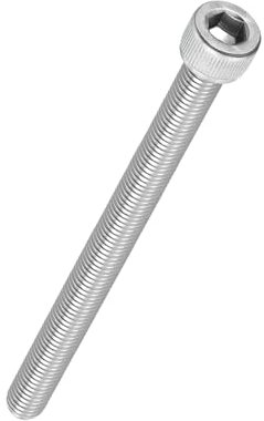 Kozelo 2pcs Tornillos de Cabeza Hexagonal - [M10-1.5 x 120mm] Acero Inoxidable 304 Totalmente Roscado Allen Tornillo para Motor Eléctrico Ventilador Impresión 3D Reparación, Plateado