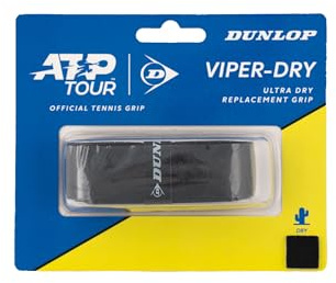 Dunlop Atp Viper Dry 1Pc Replacement Grip, Black, One Size