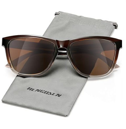 HENGOSEN Polarised Sunglasses Womens Mens: Ladies Sports Sunglasses Sun Glasses UV400 Protection for Fishing Driving Running