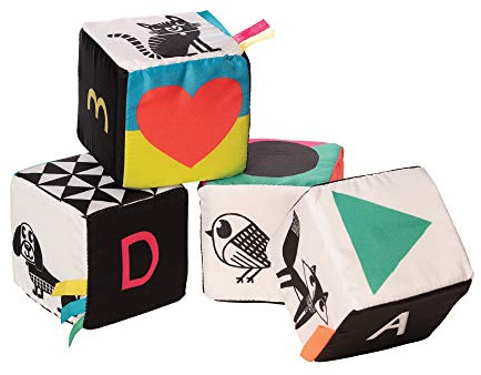 Manhattan Toy Wimmer-Ferguson Mind Cubes Soft Baby Activity Toy
