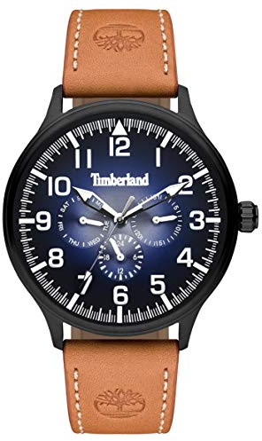 Timberland HerrenArmbanduhr Multi Zifferblatt Quarz Leder TBL15270JSB.03