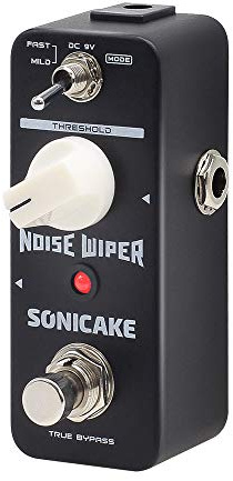 SONICAKE Noise Gate Guitar Effects Pedal Noise Wiper True Bypass | Brusdödare gitarreffekter pedal, 2 lägen, sann bypass