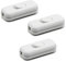 HALOTEC | Pack 3 Interruttore Unipolari da Tavolo | Bianco | 2A 250V | Prodotto in Italia | Installazione Facile | Basculante On/Off
