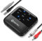 SONRU Bluetooth Audio Adapter, 2 in 1 Bluetooth Transmitter Empfänger für TV Laptop Stereoanlage Kopfhörer Lautsprecher, Doppelte Kopplung Bluetooth Splitter, mit RCA/AUX Kabel