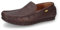 camel active Herren Lederslipper mit Logoprägung Dunkelbraun, menswear-44