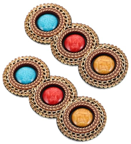 Baluue Accesorios Adornos Transparentes para Simétrica ABS Belleza al Bohemias Diseño de Cuentas Ideales de Cumpleaños Sandalias Zapatos para Festivales Aire Libre y Fiestas