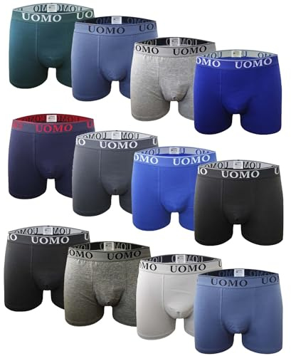 Calzoncillos Boxer Suaves, Cómodos y elásticos. Unos de Licra Sin Costuras, y Otros de Algodón con Goma