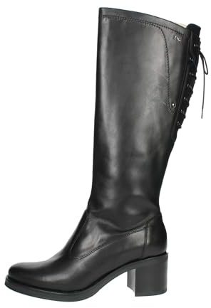Nero Giardini I308821D Stivali Donna in Pelle - Nero 36 EU