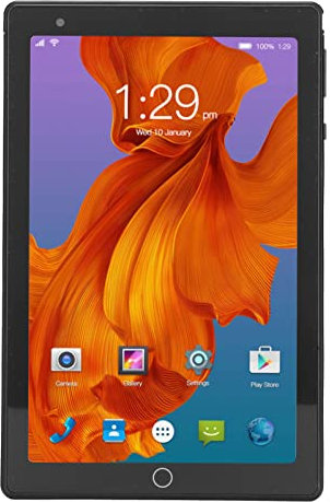 Tableta Android de 8 Pulgadas, 4GB RAM 64GB ROM Gaming Tablet, 1920x1200 HD IPS Display, MT6592 Octa Core, 1000mah Battery, Dual Band WiFi Bluetooth 4.2, Cámaras Delantera Y Trasera(Negro)