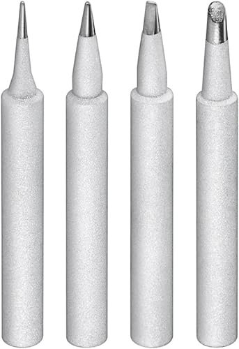 ANFEL Punte di Ricambio per Stazione di Saldatura EP 5 ZD-931 931, Set di 4 diversi tipi di punte (KIT-4-PUNTE)