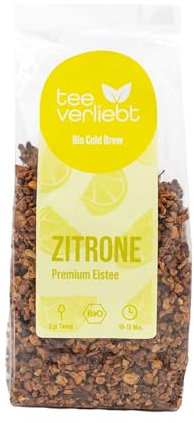 teeverliebt – Zitrone Bio Cold Brew | 100g | Premium Bio Eistee