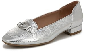 LifeStride Womens Celine Loafer Silver 11 W