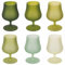 Villa d'Este Home Tivoli Greenery - Juego de 6 vasos de licor de 260 ml de cristal