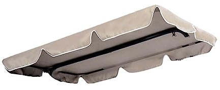 Toddmomy De Toldo para Columpio 210d Beige Repuesto para Patio Protección UV y Antipolvo Adecuado para Relajarse y Hacer Picnic Durable y Resistente a Manchas