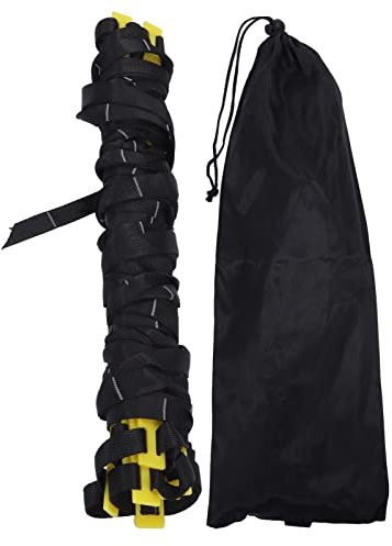Hapivida Scala Agilità Allenamento, Scala Corda 6m 12 Pioli Regolabile Materiale PP Portatile per Esercizi velocità e Coordinazione