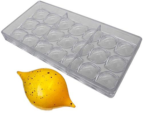 Goldbaking Polycarbonate Chocolate Mould Chocolate DIY Mold Half Lemon