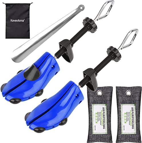 KevenAnna Embauchoirs à Chaussures Embauchoir Plastique avec Sac Purificateur d'Air Chausse-pied Shaper Stands et Sac de Transport Chaussures Pour Femmes