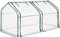 Quictent Mini-Gewächshaus, tragbares Mini-Gewächshaus mit PE-Abdeckung, wasserdicht, UV-geschützt, verstärkte Glocke, für drinnen und draußen, 180,3 x 91,4 x 91,4 cm (B x T x H), Weiß