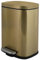 Spirella - Treteimer AKIRA aus Edelstahl - Soft-Close, Anti-Fingerabdruck-Beschichtung - 21,4 x 17,6 x 30 cm - 5L - Gebürstetes Gold