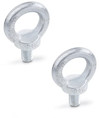 Ganter Normelemente Tornillo anular DIN 580-M12-ST | Acero | Rosca M12 | 2 unidades