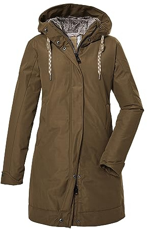 G.I.G.A. DX mujer Parka de invierno/parka funcional con capucha GW 13 WMN PRK, camel, 40, 39836-000