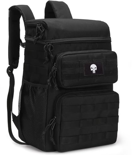Sac à Dos glacière Tactique – Glacière Souple, légère et étanche, Sac Isotherme Portable et imperméable pour la Plage, Les Voyages, Le Camping, Les Pique-niques et la randonnée.