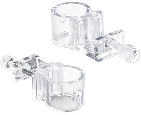 Voyoo akvarium växthållare 6-pack hydroponisk klämfäste transparent PC-plast för tank glasvägg hydroponik