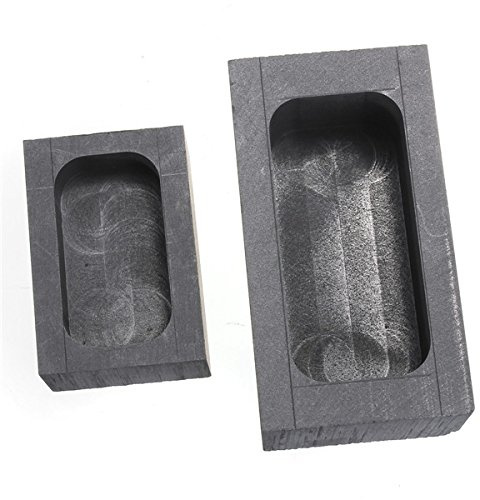 MASUNN High Purity Graphite Casting Melting Ingot Mold For Gold & Silver -100G