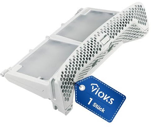 VIOKS Filtre à peluches de rechange pour sèche-linge AEG Electrolux 807453901/9 8074539019 pliable 335х172х80 mm Filtre à peluches/sac filtrant/passoire pour sèche-linge