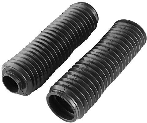 Motorrad-Gabelabdeckung, 1 Paar Staubschutzkappen, schwarz, für Stoßdämpfer, Gabelrohre, Stiefel, Gummimanschette, Stoßstangen, Abdeckung für CQR ATV Dirt Bike
