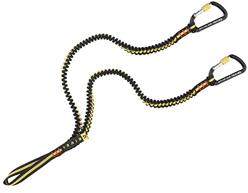 Grivel Spring EVO DRAGONERA Elastica, Adults Unisex, Black/Yellow, One Size