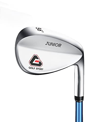 Golf Kids Sand Bar, Boys & Girls, Right Hand, Stainless Steel Head, Carbon Shaft, Low Center of Gravity Design, Solid Touch, Suitable for Beginners and Advanced, Blue, Pink