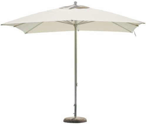 Gruppo Maruccia - Ombrellone da Giardino Palo Centrale Made in Italy - Tetto in Acrilico ad Alta Protezione Raggi UV Idrorepellente - Uso Domestico e Professionale - 3 x 3 Metri -Bianco