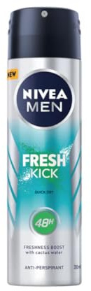 Nivea Men deodorantspray – Fresh Kick – 6-pack (6 x 150 ml)