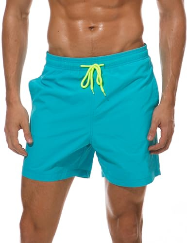 Kfnire Bañador Hombre Secado Rápido Bañadores Hombre Traje de Baño Estilo Básico Bañadores para H0mbre